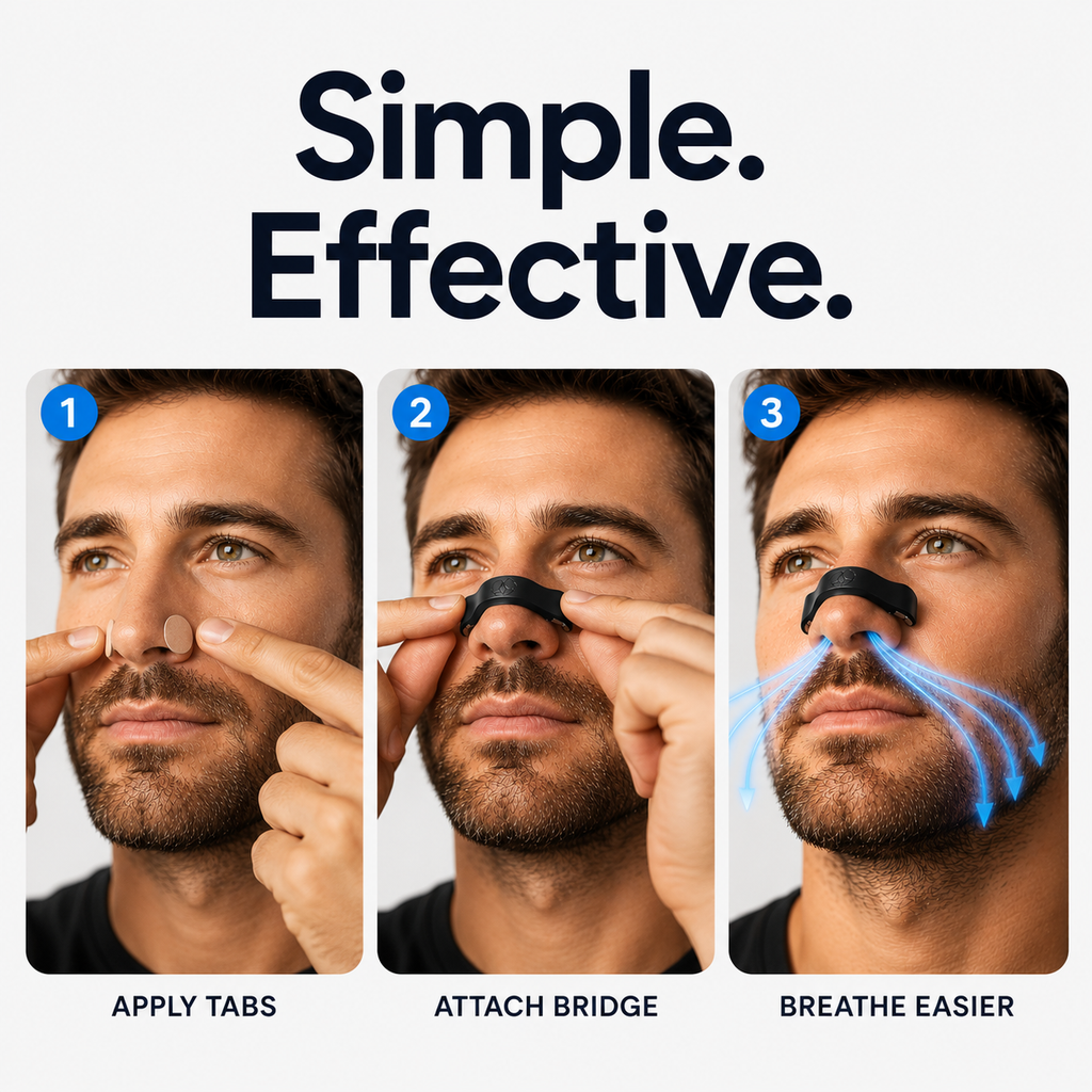 Breathe Better – Magnetic Nasal Breathing Dilator Kit